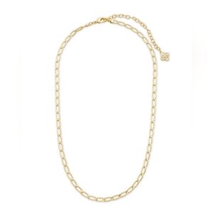 NWOT Kendra Scott Merrick Chain Necklace in Gold